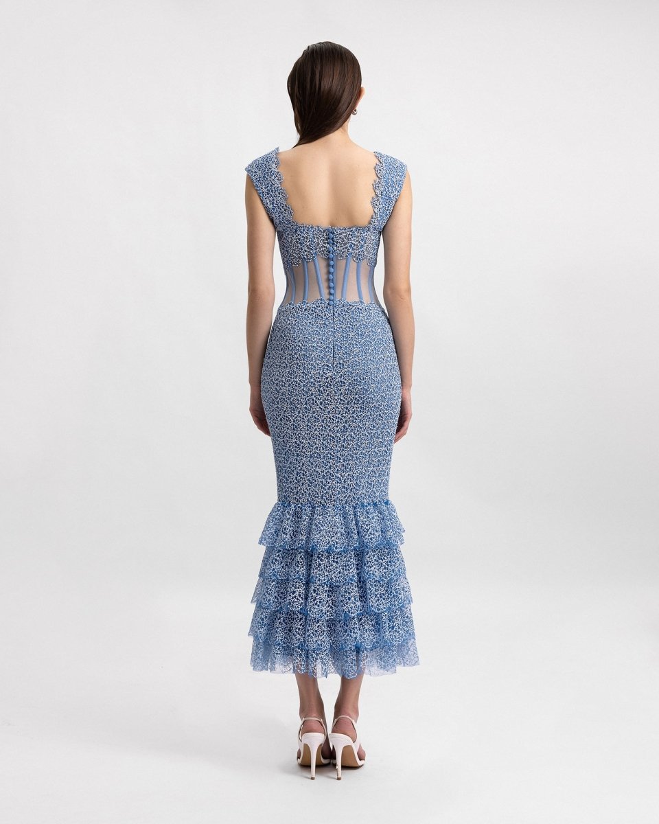 See - Through Corset Dress - Gemy Maalouf