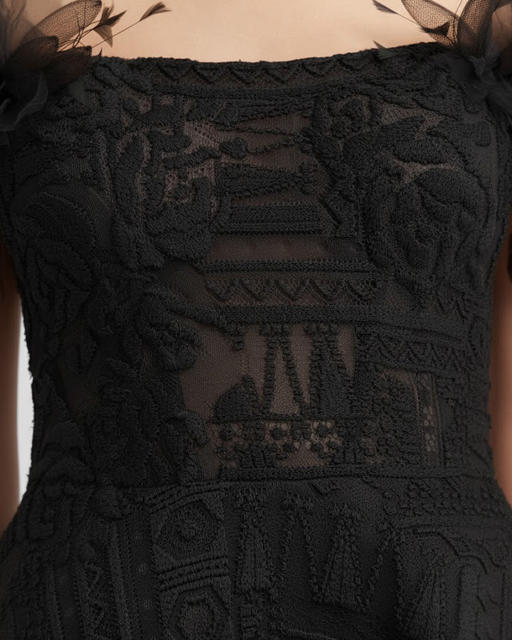 Structured Underskirt Dress