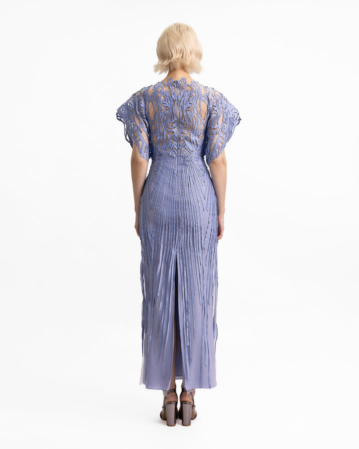 Structured Half-Sleeves Dress