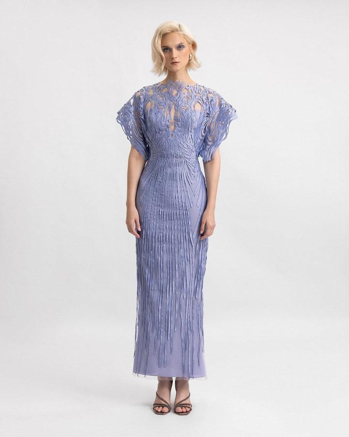 Structured Half - Sleeves Dress - Gemy Maalouf