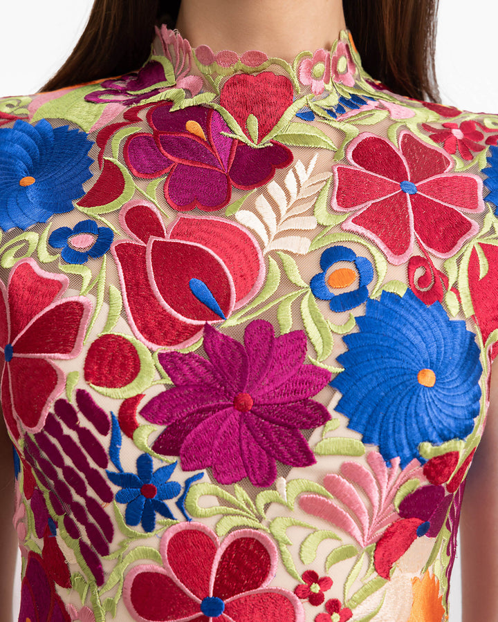 فستان قصير مهيكل