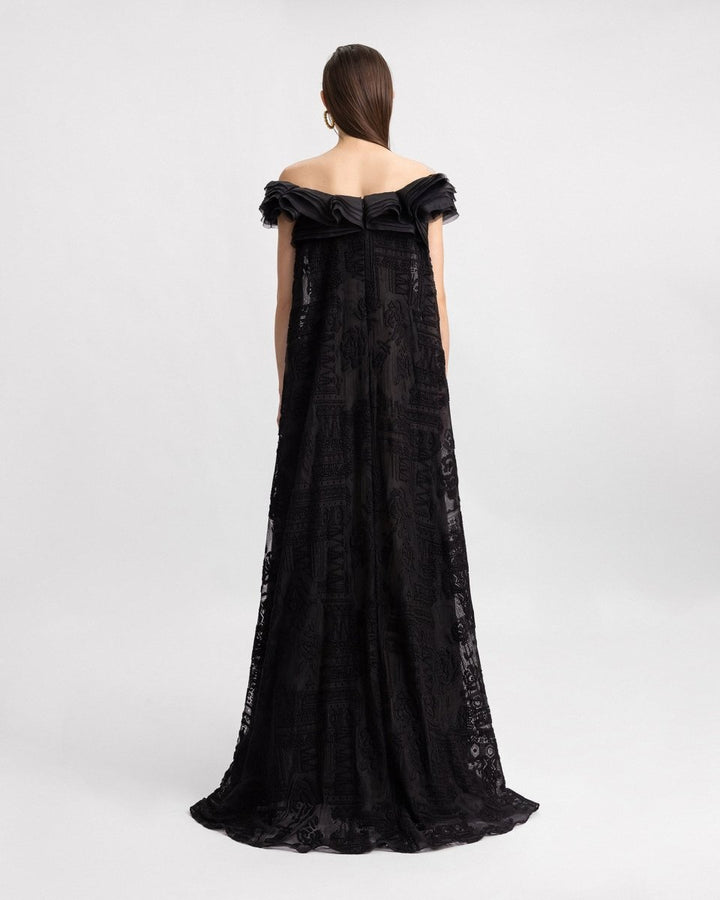 Off - Shoulders Loose - Cut Dress - Gemy Maalouf