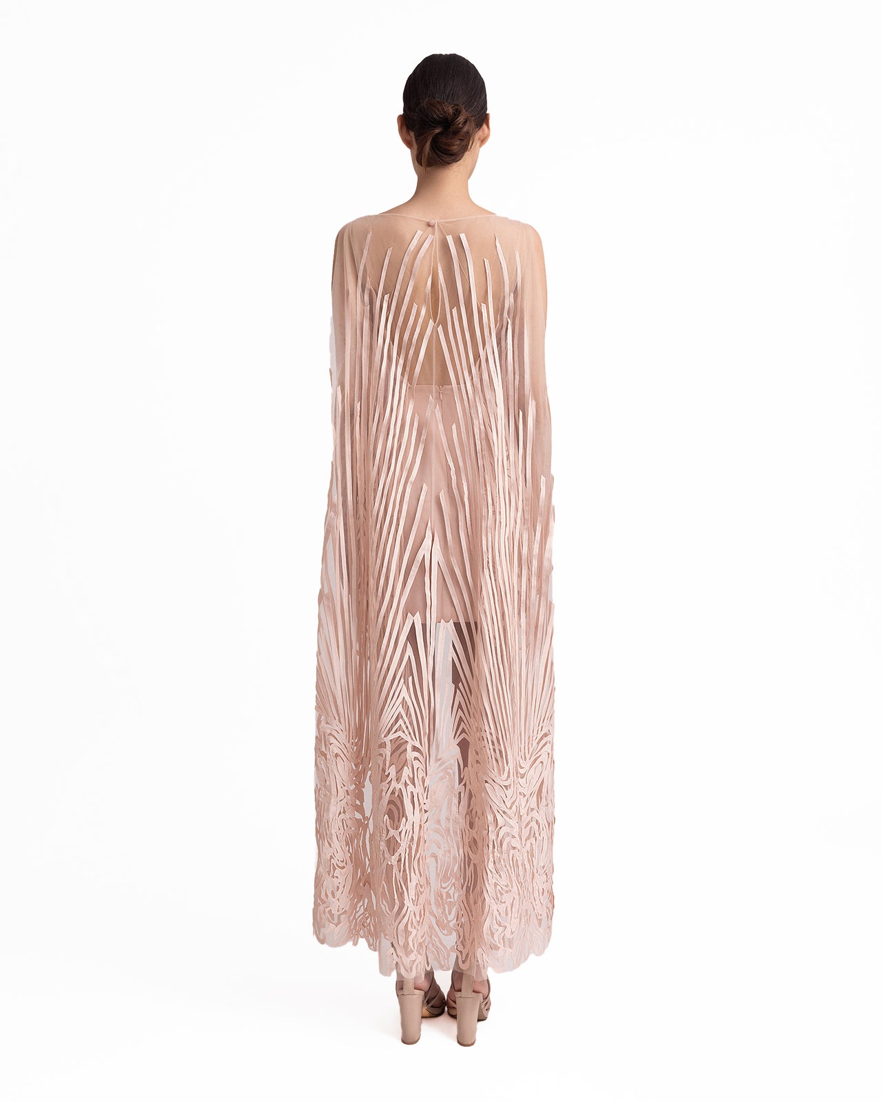 Short Dress with High-Low Hem