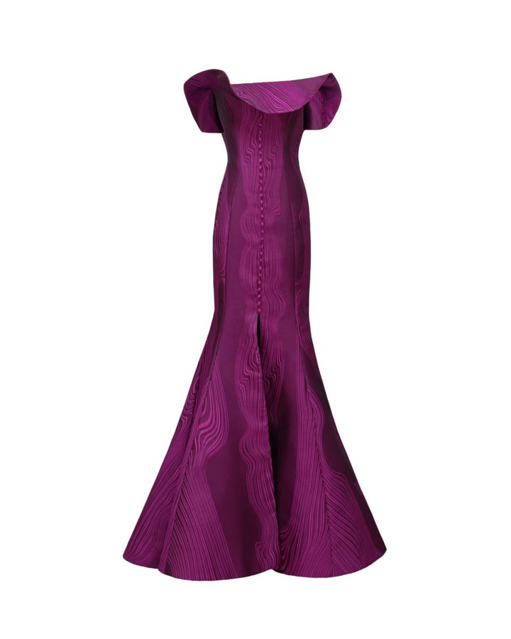 Draped Off - Shoulders Dress - Gemy Maalouf