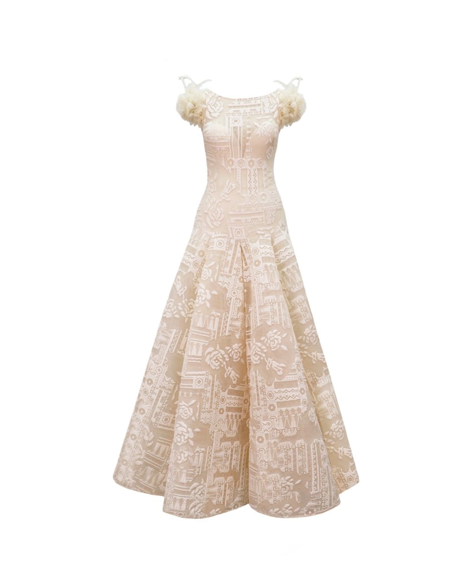 Dropped Waistline Dress - Gemy Maalouf