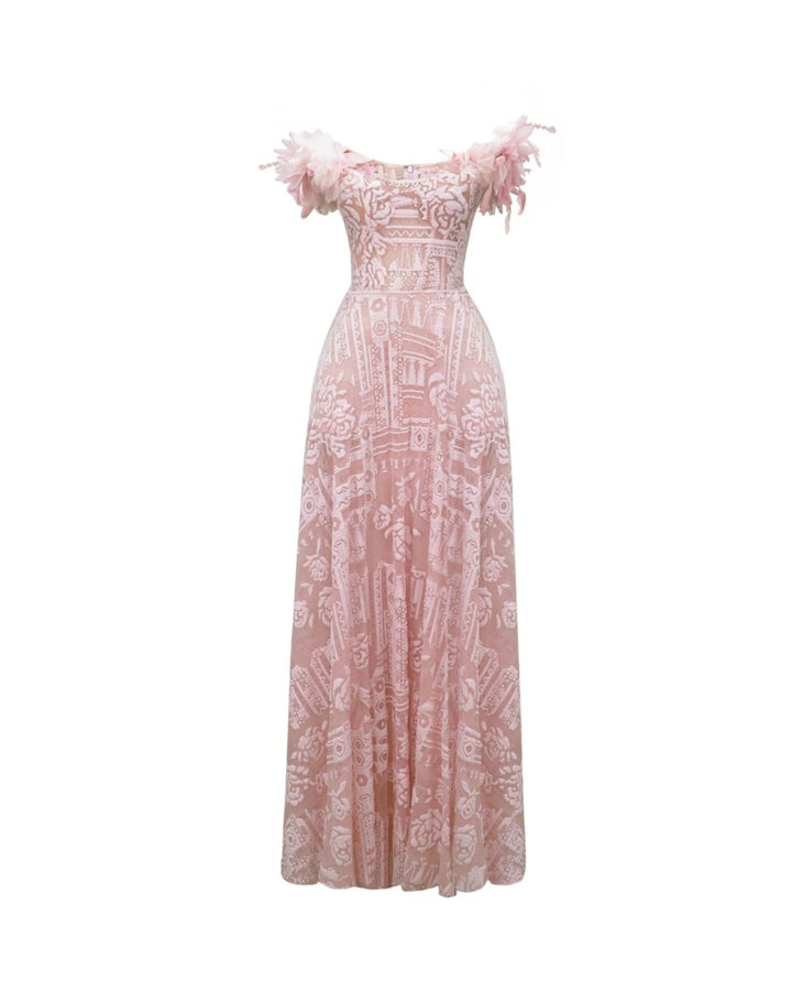 Structured Underskirt Dress - Gemy Maalouf