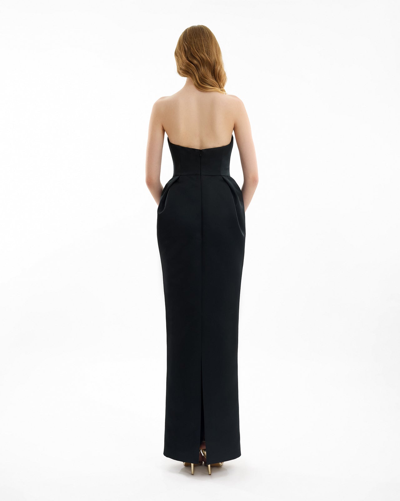 Gemy Maalouf - Gemy Maalouf | Evening Dresses | Strapless Dress with Ruffled Bolero - Gemy Maalouf - Gemy Maalouf | Evening Dresses | Strapless Dress with Ruffled Bolero -