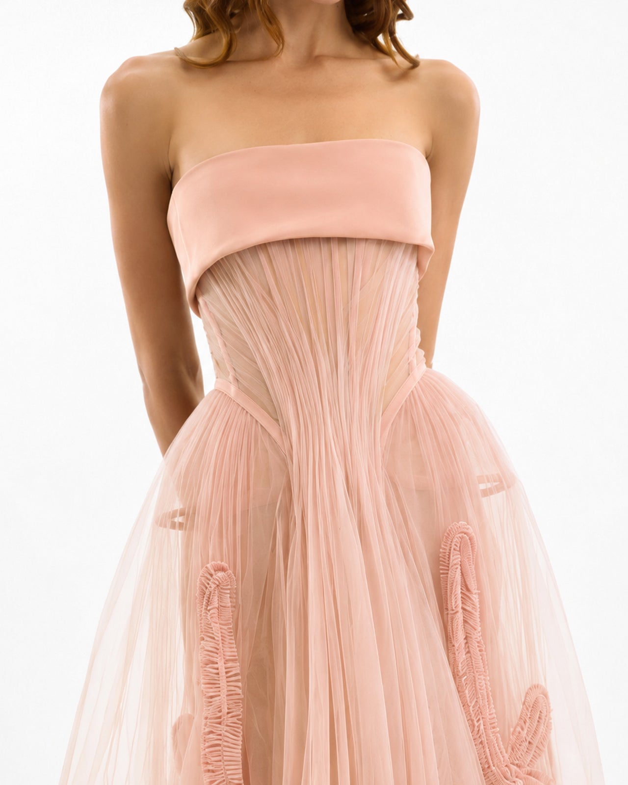 Strapless Tulle Gown