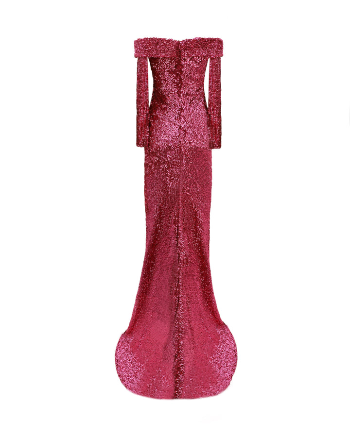 Beaded Neckline Dress
