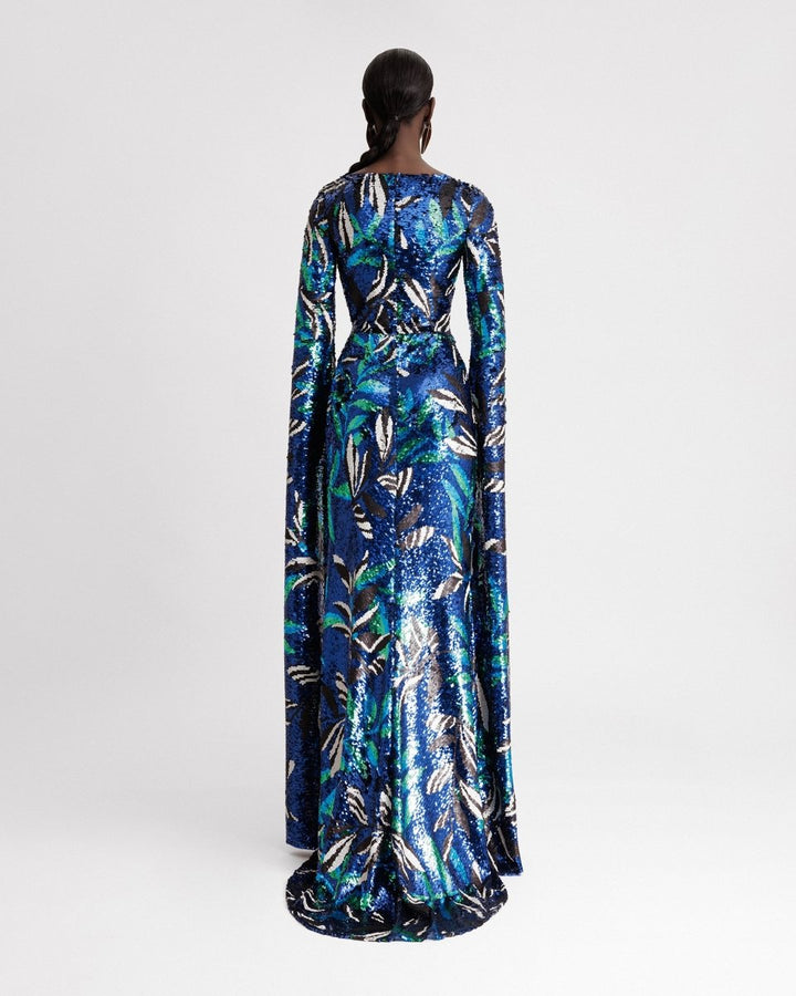 Patterned sequins Slim - cut Dress - Gemy Maalouf