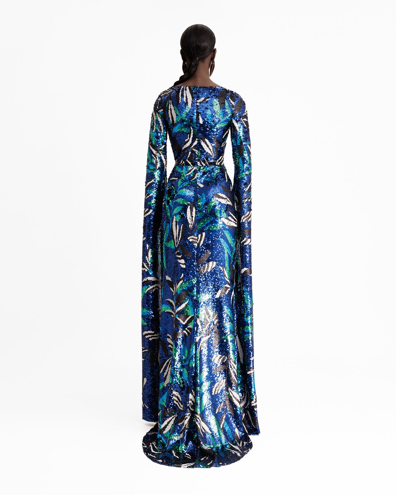 Patterned sequins Slim-cut Dress
