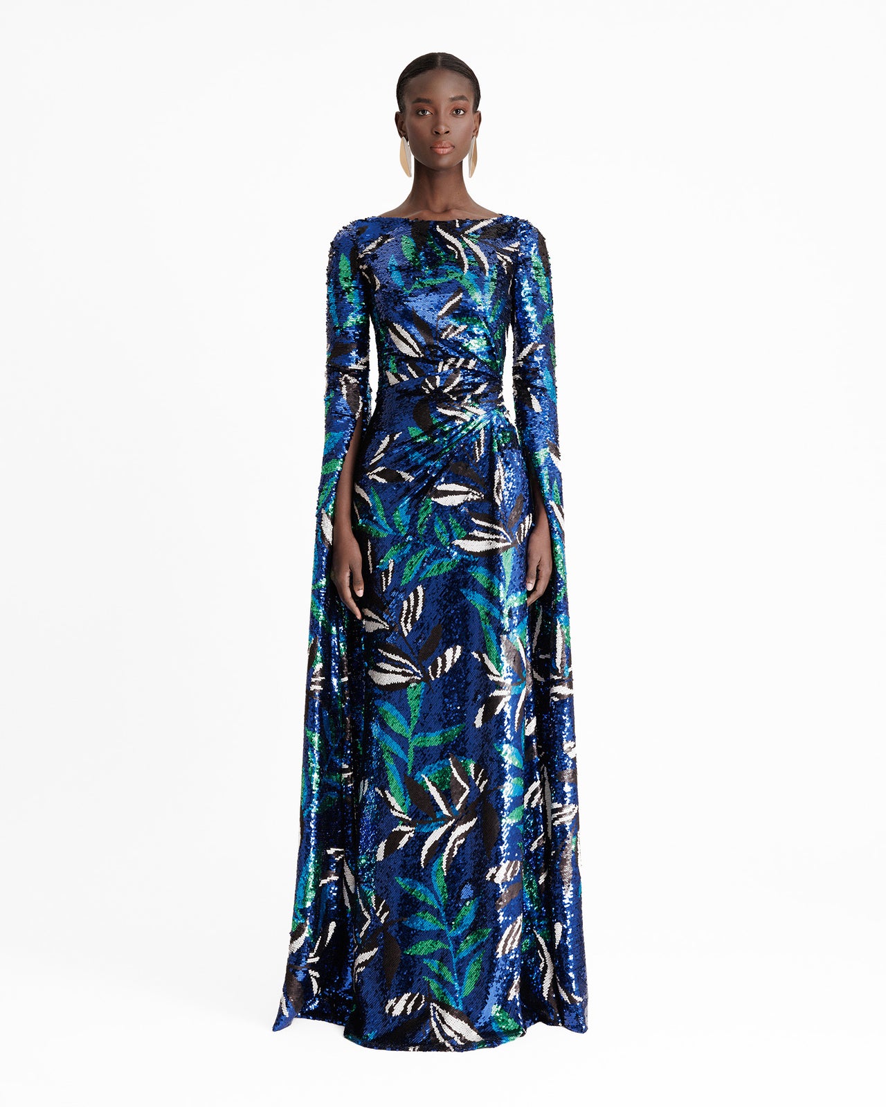 Patterned sequins Slim-cut Dress
