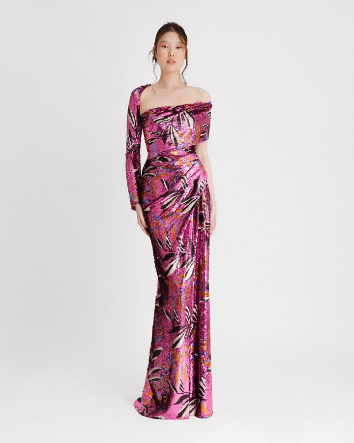 Draped Slim - Cut Dress - Gemy Maalouf