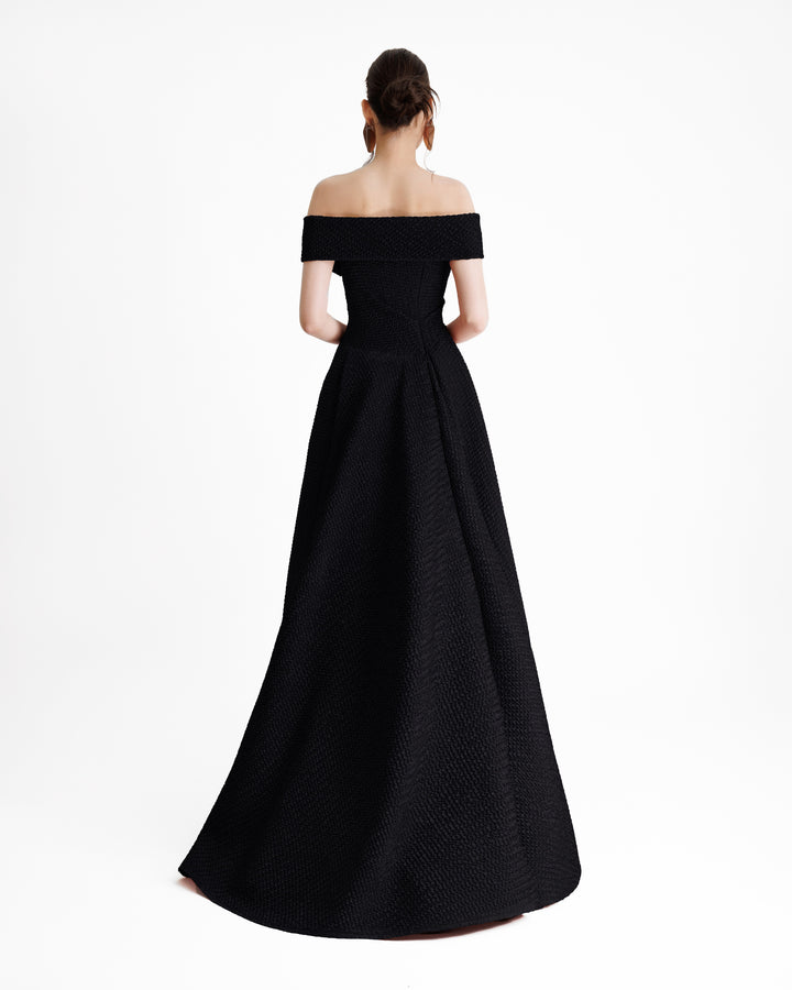 Jacquard Waistline Dress