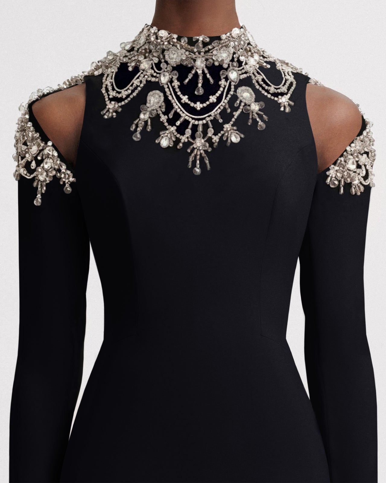 Shoulder Cut-Out Dress