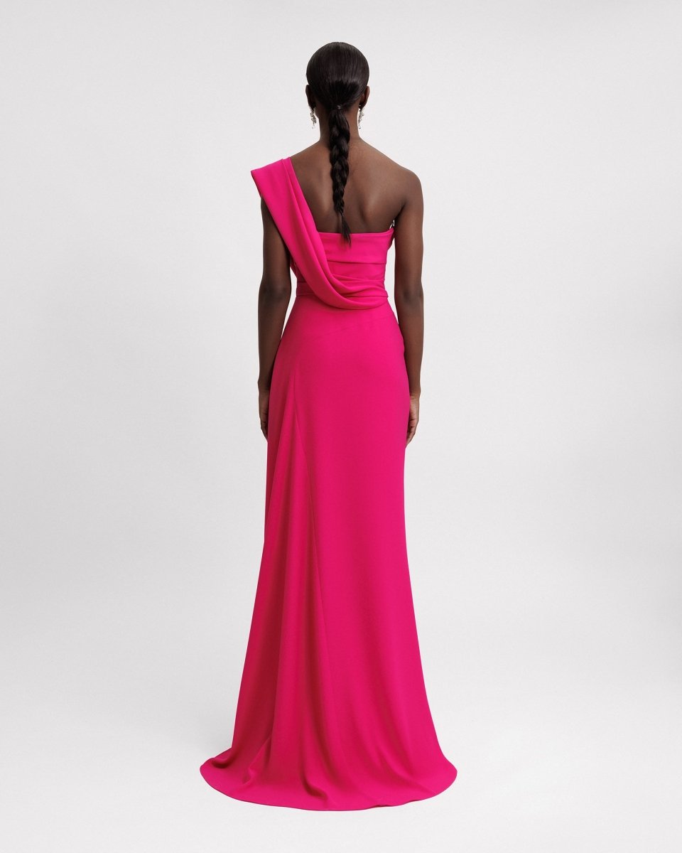 Draped Corset Dress - Gemy Maalouf