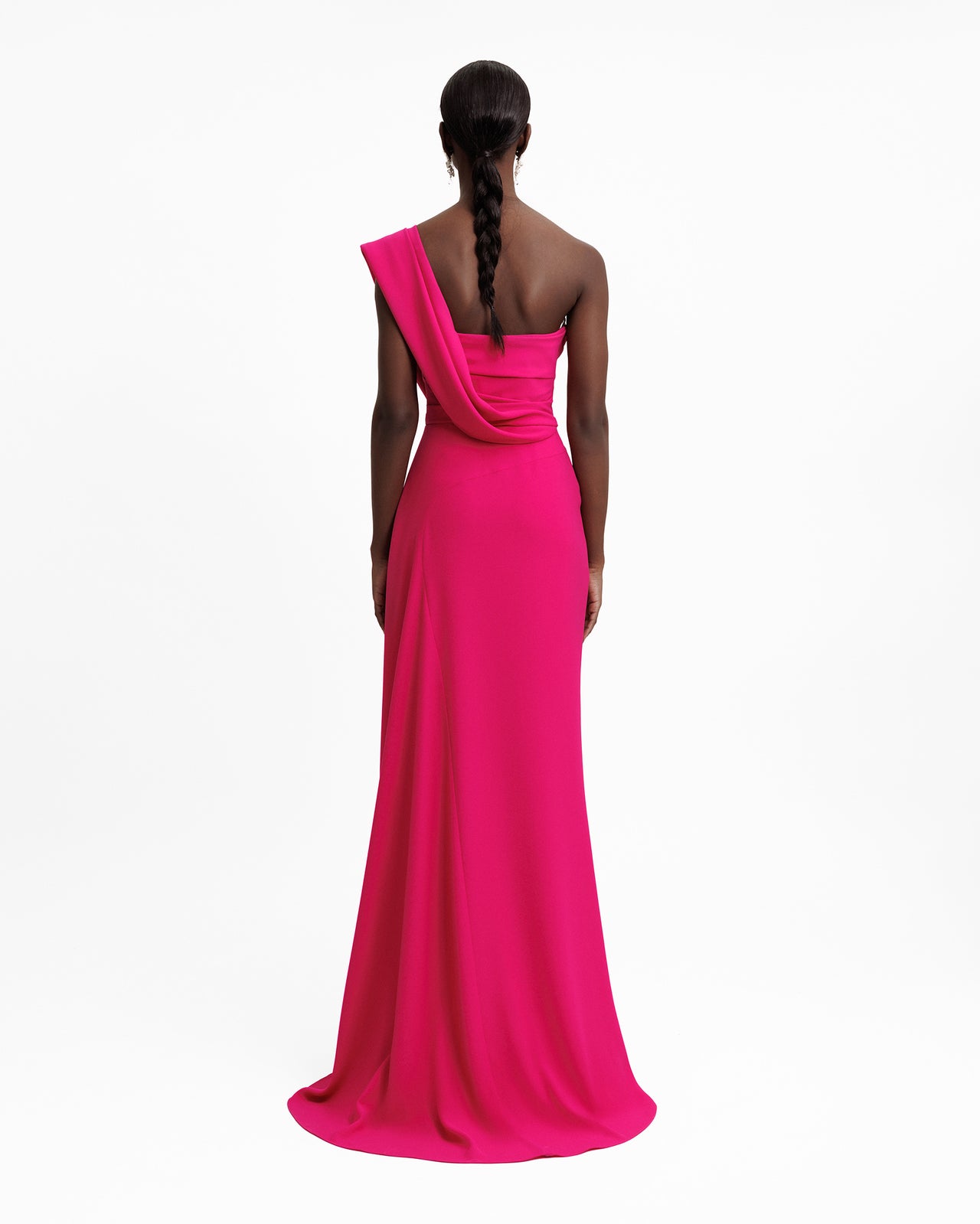 corset dress ruffle Julianne Corset Satin Gown | Navy | Debs & Prom