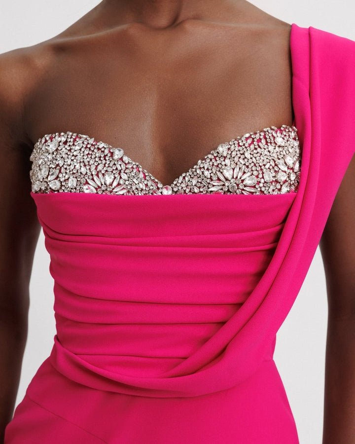 Draped Corset Dress - Gemy Maalouf