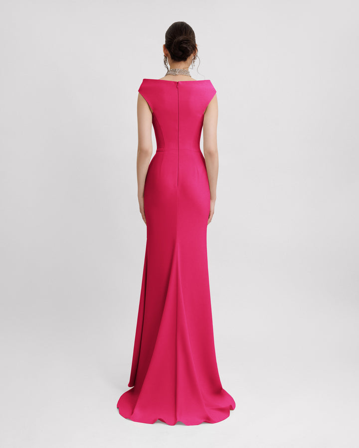 فستان برقبة باتو