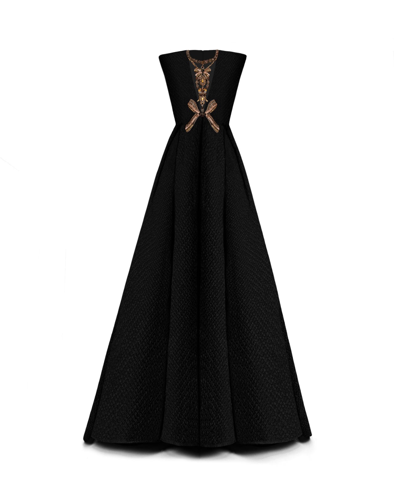Gemy Maalouf | Evening Dresses | Structured Shoulder Dress Gemy Maalouf | Evening Dresses | Structured Shoulder Dress