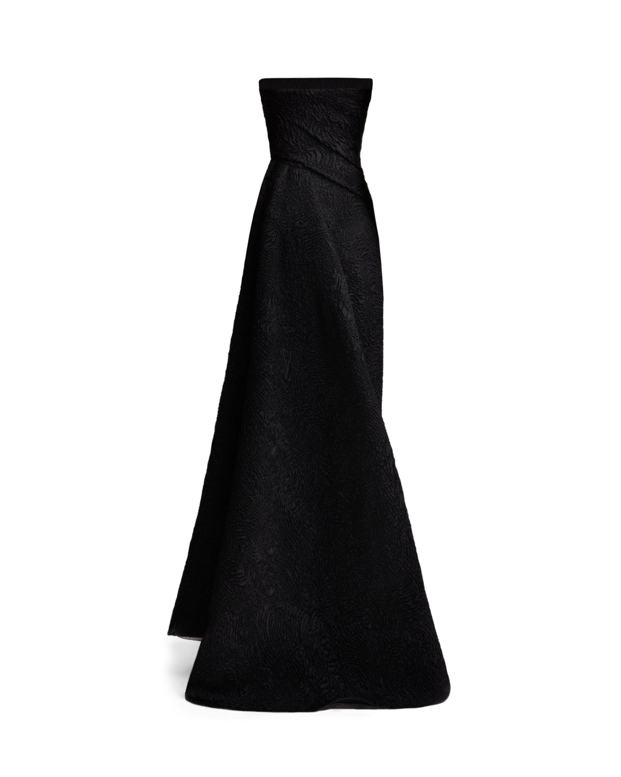 Strapless Dress With a Draped Skirt