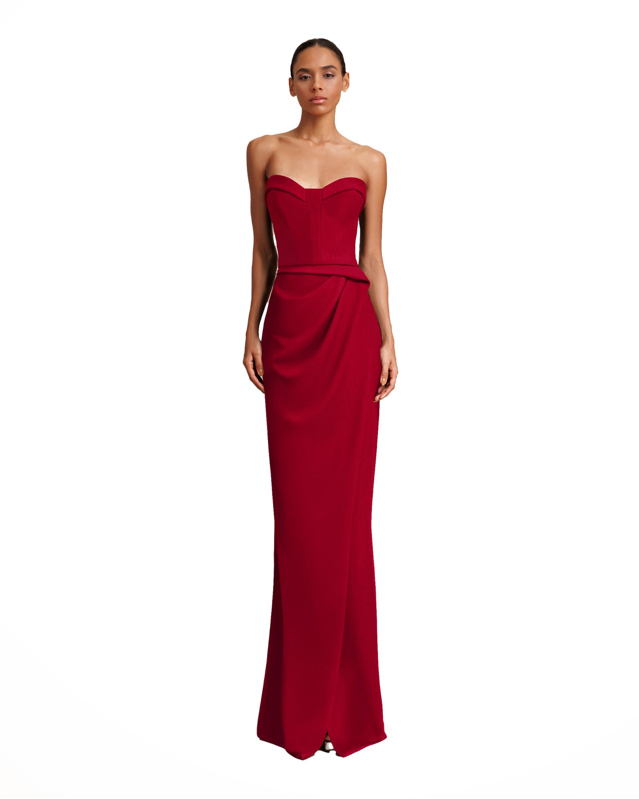 gemy maalouf beaded strapless dress Laura Embellished Maxi Dress in Emerald Green UK14 / Emerald Green main image 1