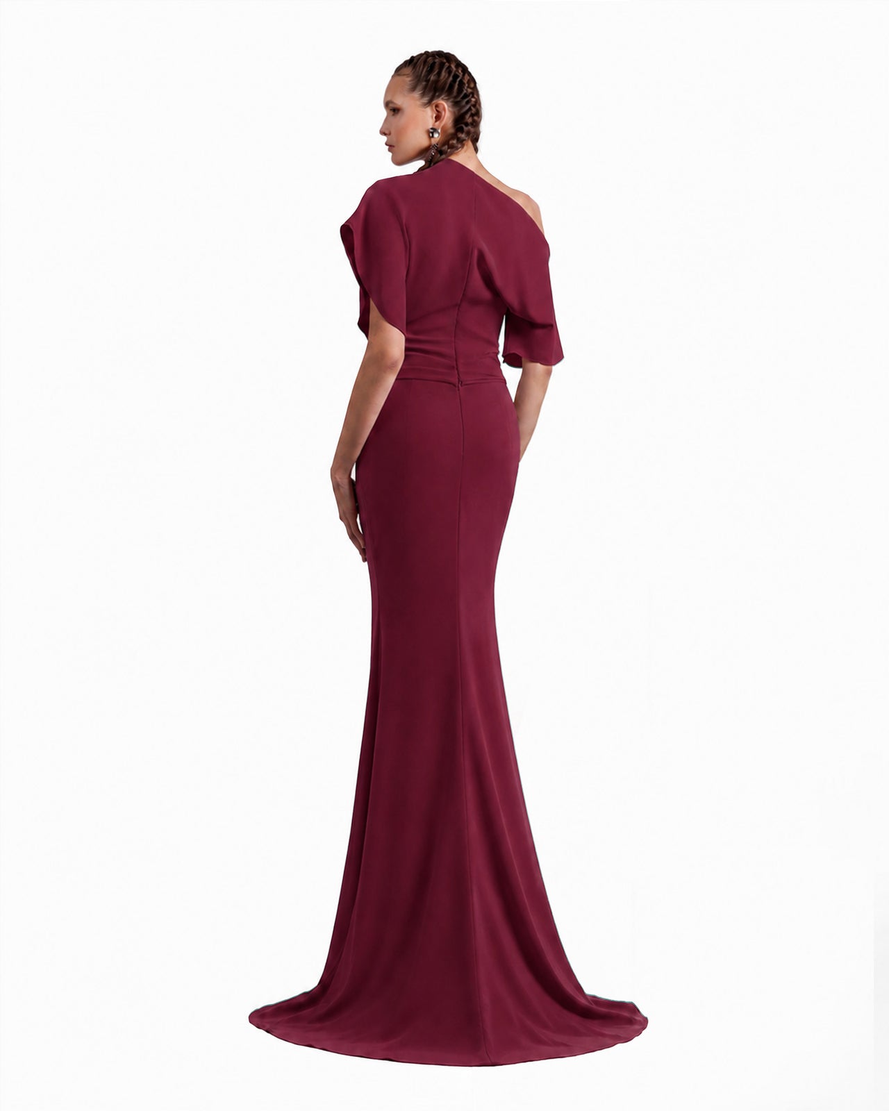 Asymmetrical Draped Dress