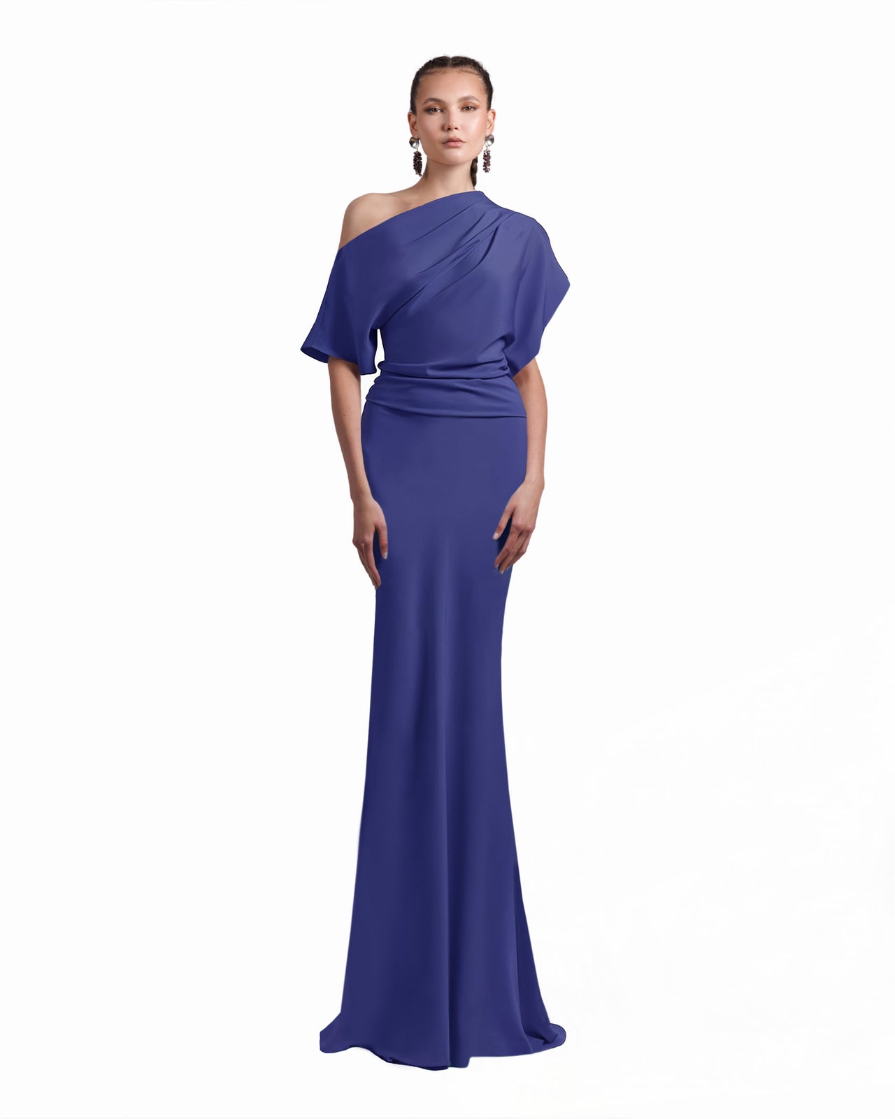 Asymmetrical Draped Dress
