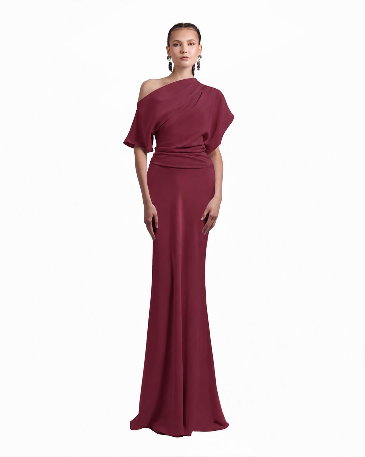 Asymmetrical Draped Dress