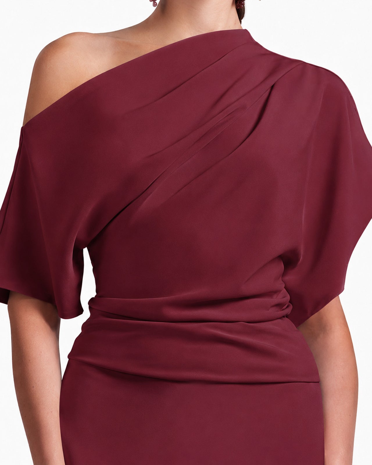 Asymmetrical Draped Dress