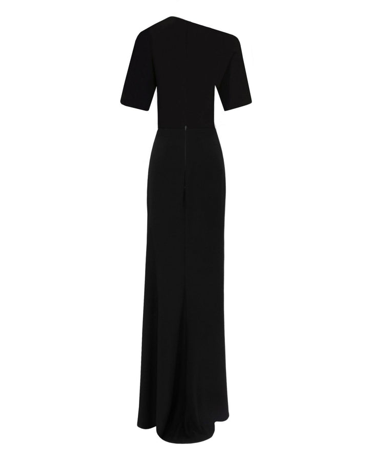 Asymmetrical Neckline Dress - Gemy Maalouf