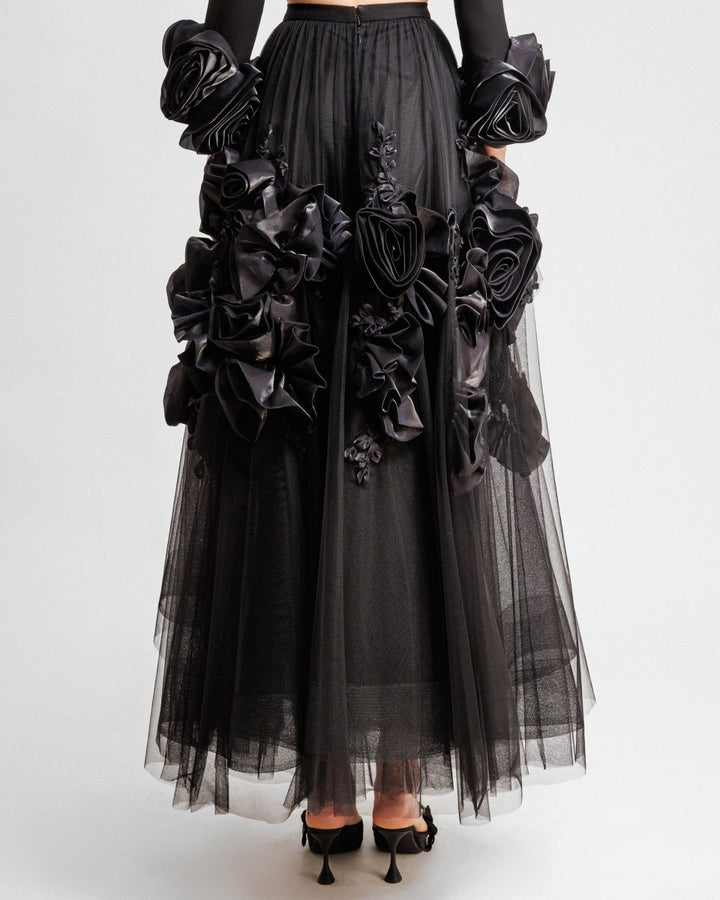 Tulle Midi Skirt - Gemy Maalouf