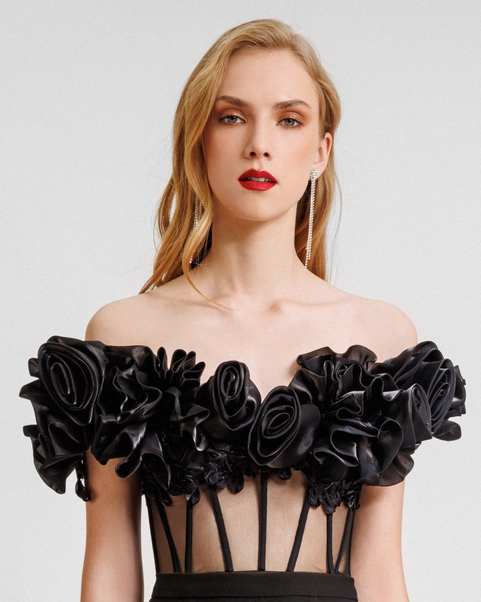 Floral Corset - Gemy Maalouf