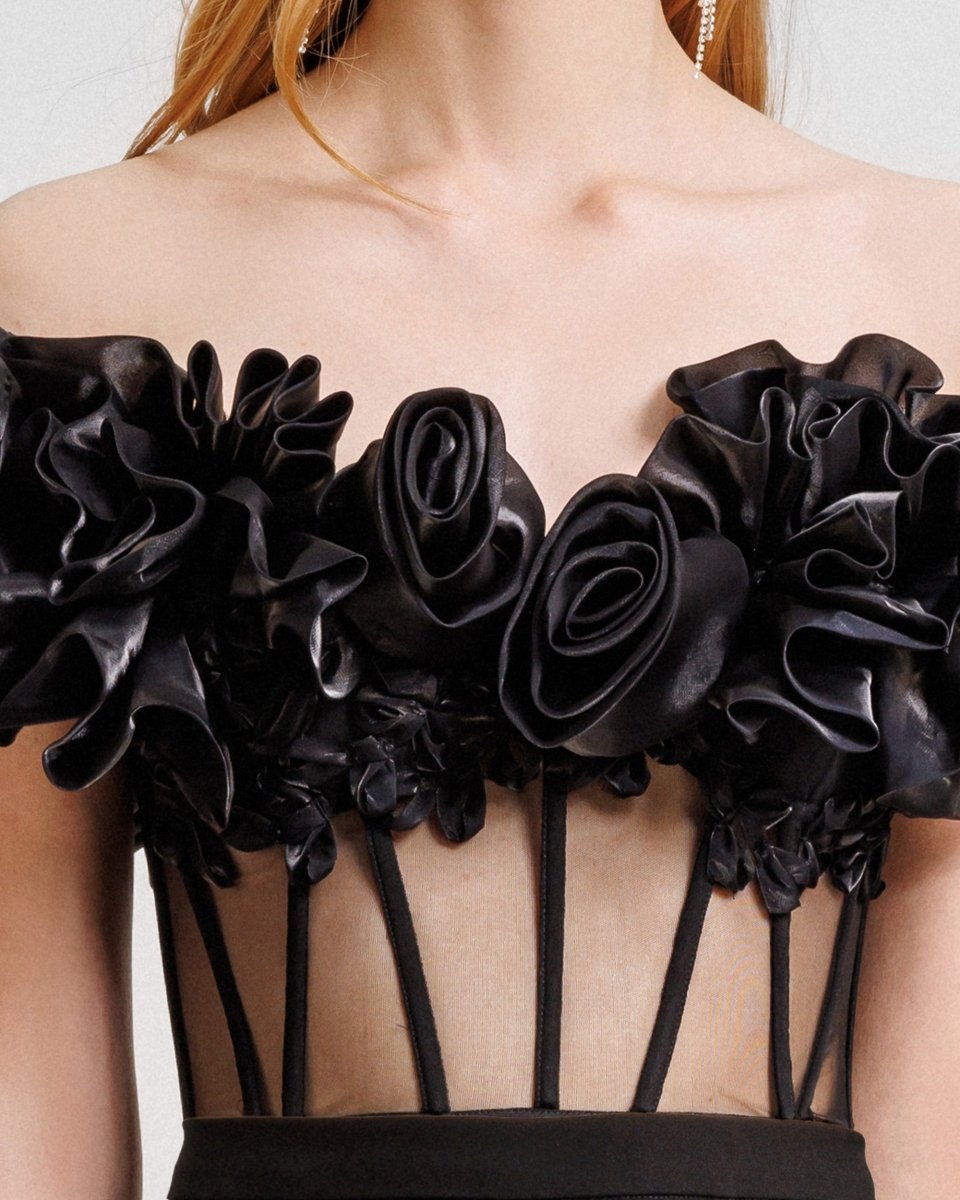 Floral Corset - Gemy Maalouf