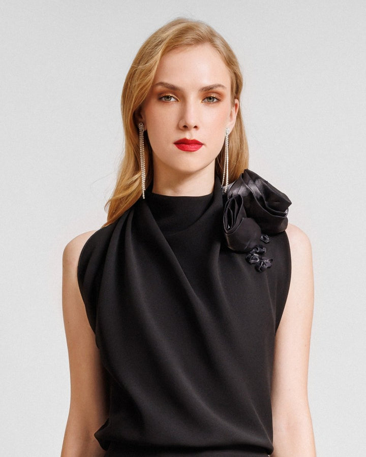 Draped Loose Top - Gemy Maalouf