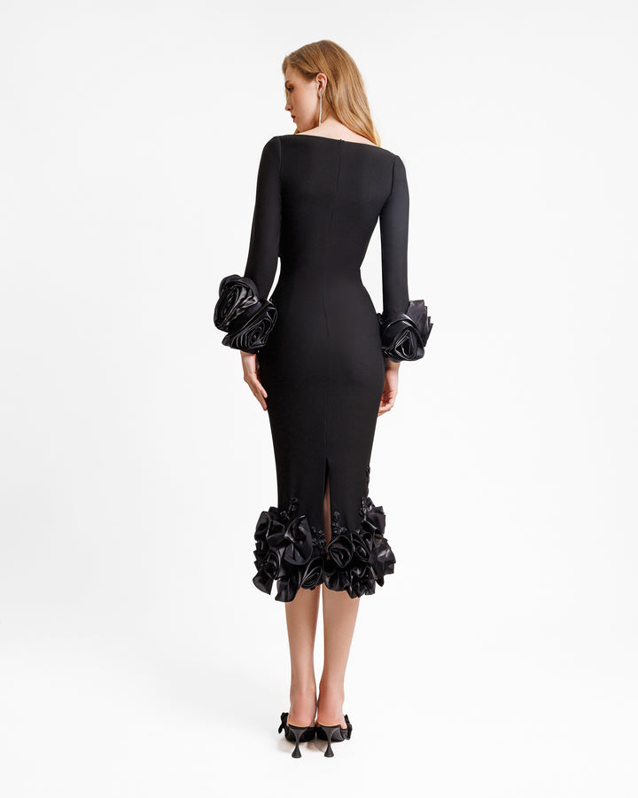 Midi Crepe Dress