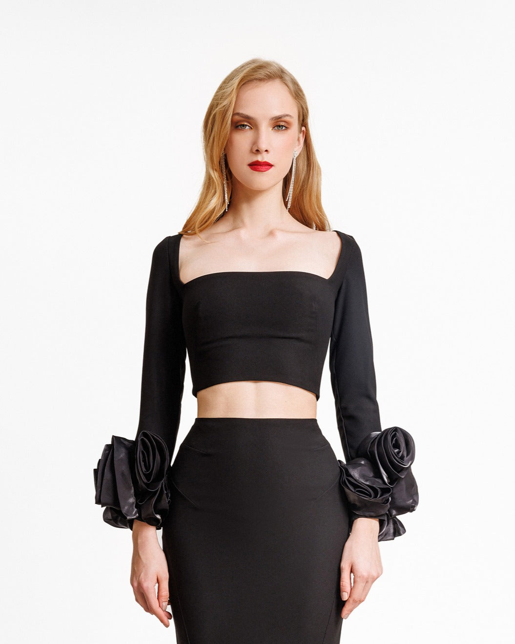 Squared Neckline Top