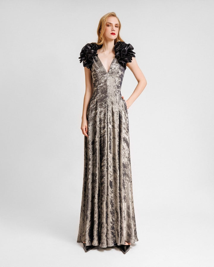 V - Neckline Jumpsuit - Gemy Maalouf