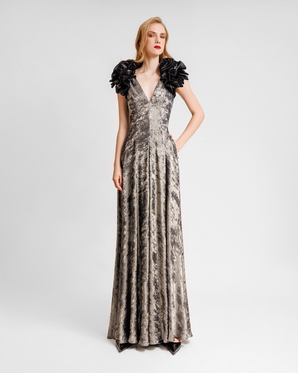 V - Neckline Jumpsuit - Gemy Maalouf