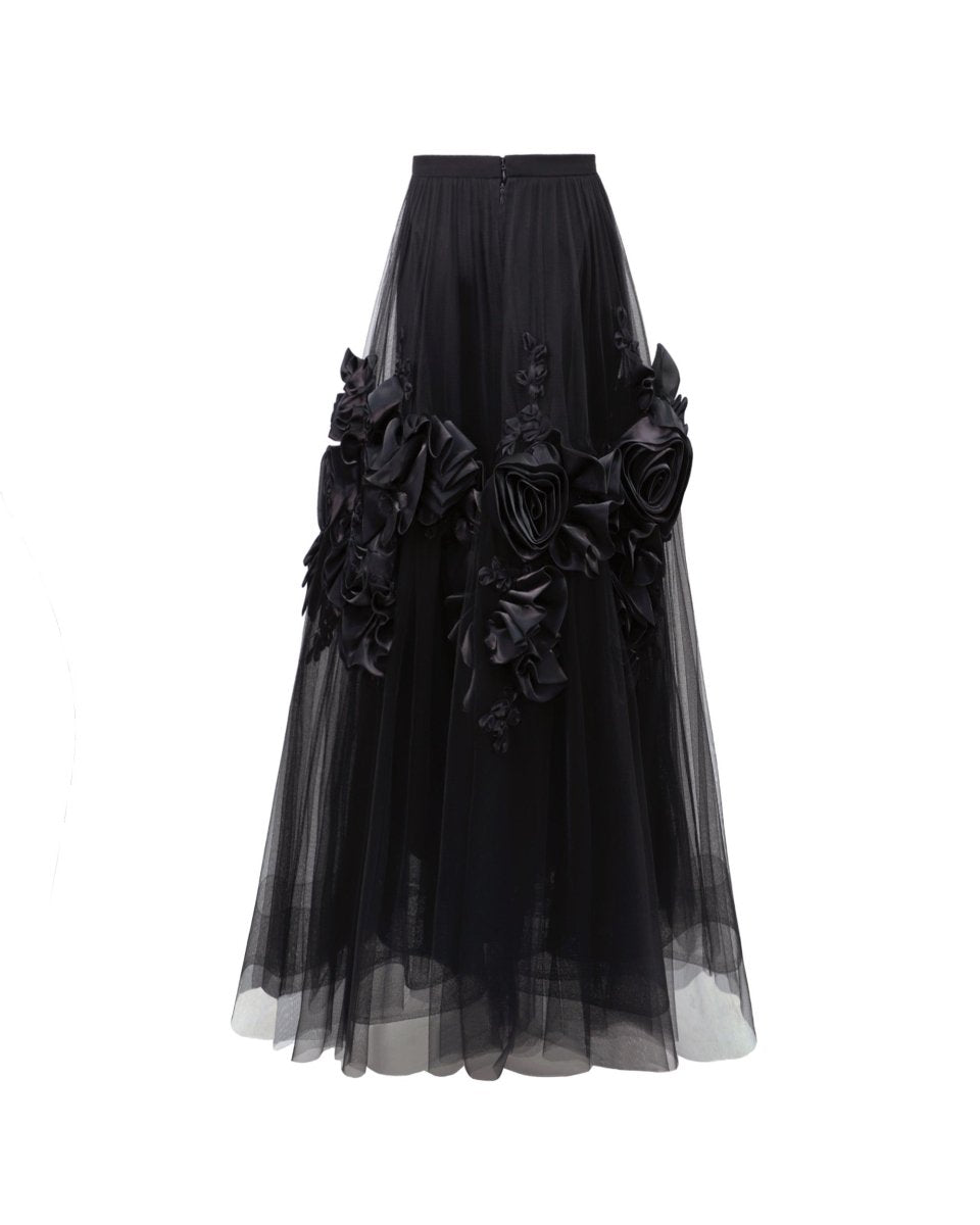 Tulle Midi Skirt - Gemy Maalouf