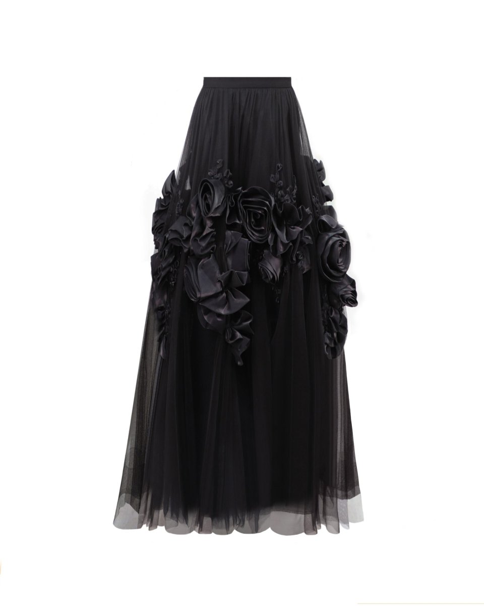 Tulle Midi Skirt - Gemy Maalouf