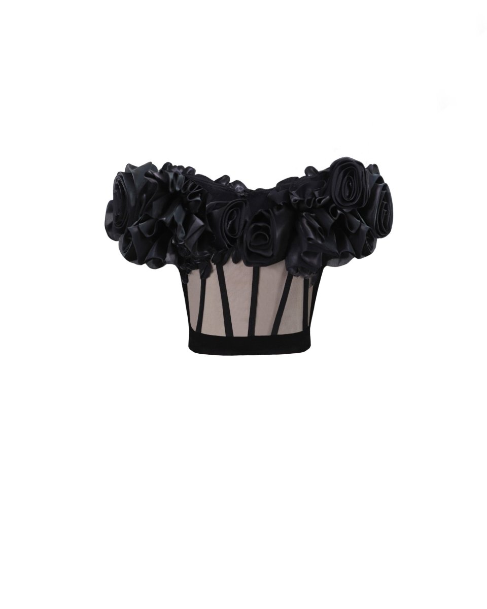 Floral Corset - Gemy Maalouf