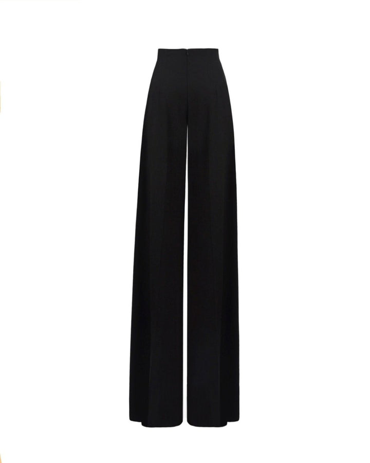 Crepe Pants With Slits - Gemy Maalouf