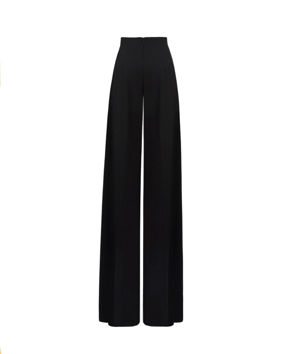 Crepe Pants With Slits - Gemy Maalouf
