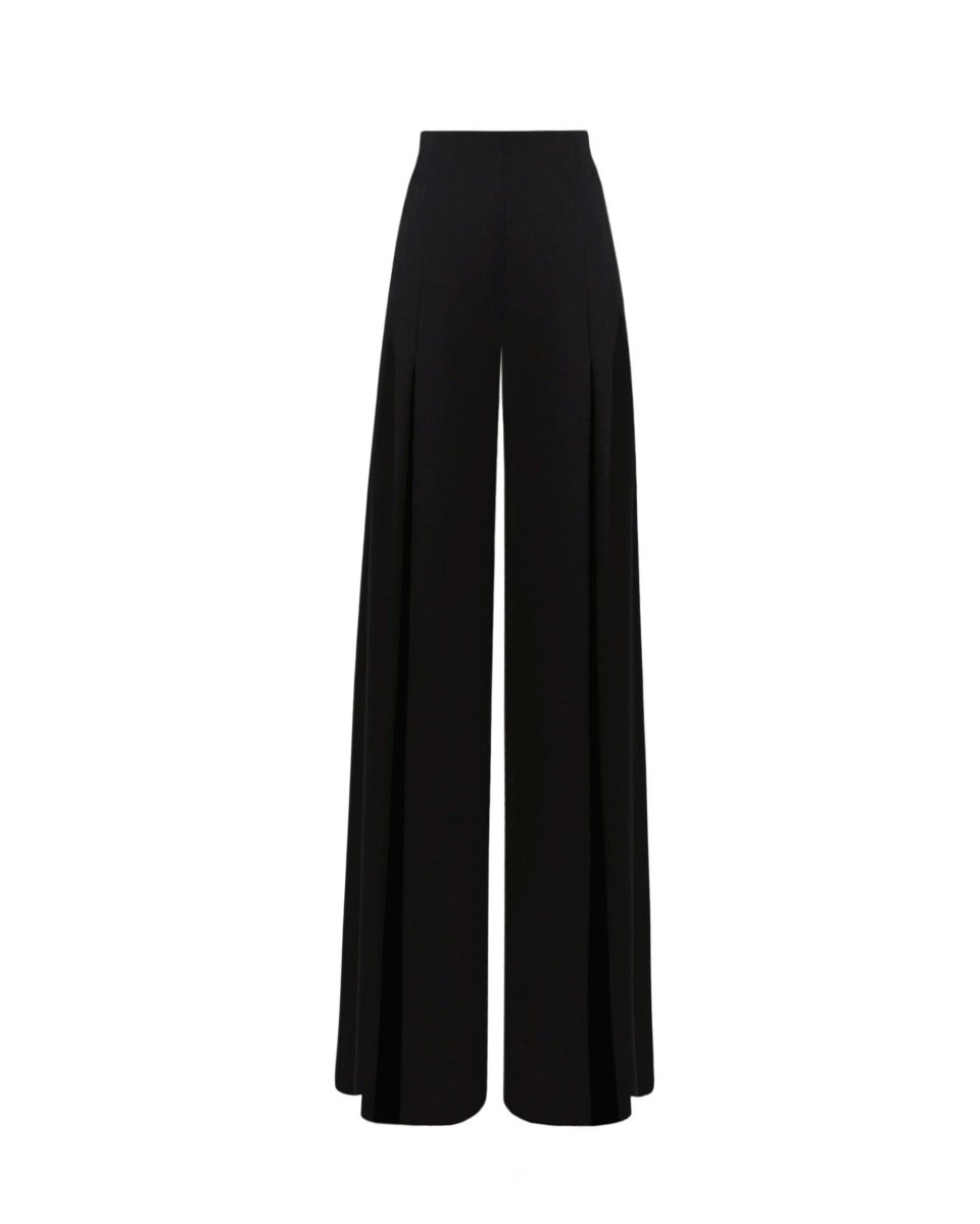 Crepe Pants With Slits - Gemy Maalouf