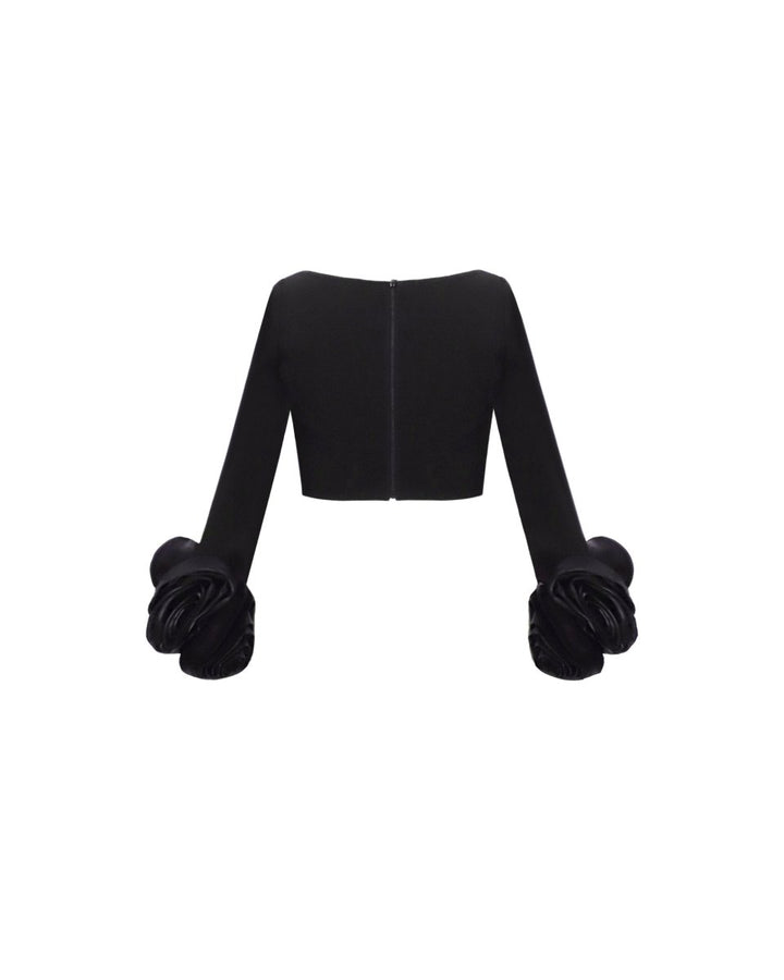 Squared Neckline Top - Gemy Maalouf