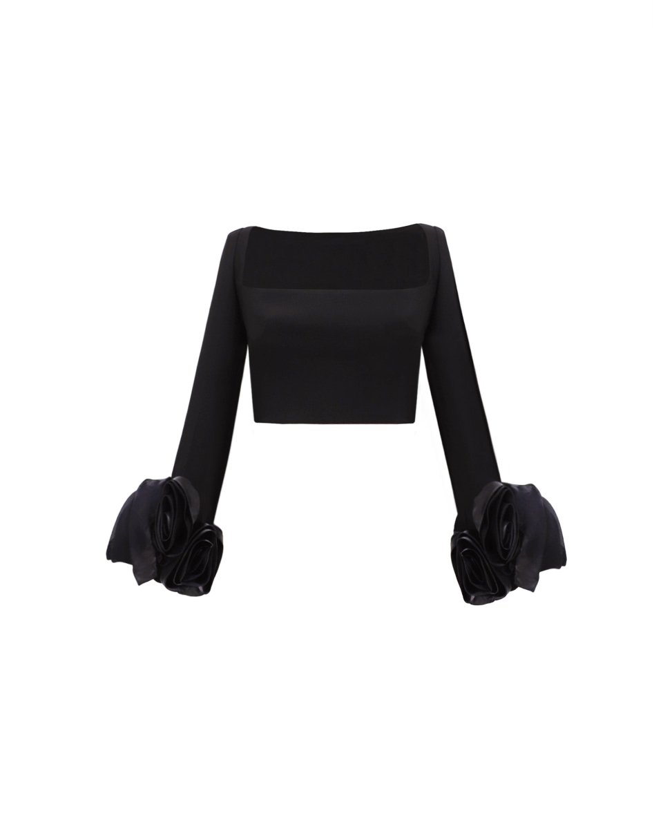 Squared Neckline Top - Gemy Maalouf
