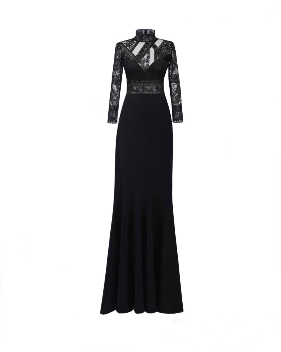 Gemy Maalouf | Evening wear | Patterned Lace top with skirt set Gemy Maalouf | Evening wear | Patterned Lace top with skirt set