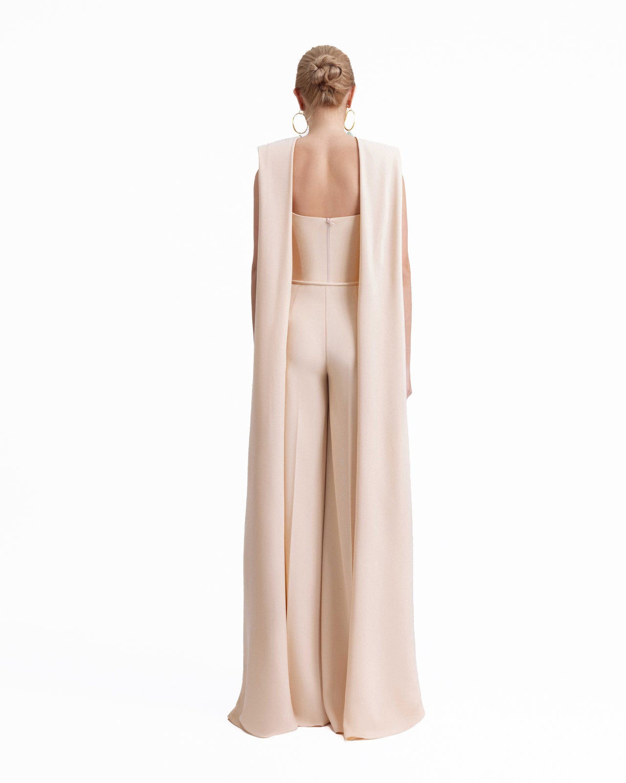 V-Neckline Top with Straight Pants