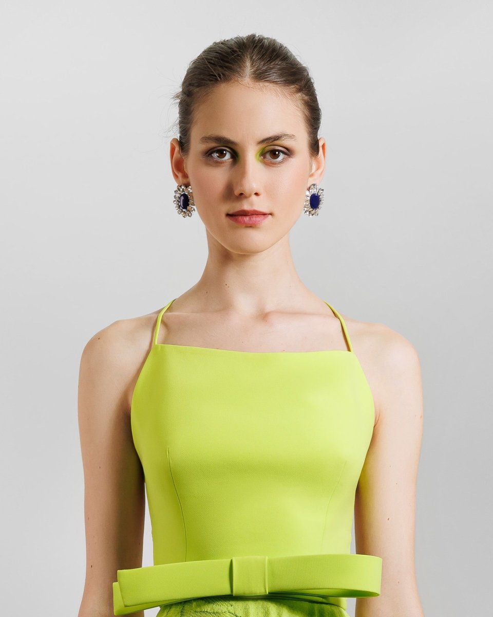 Flared Pant Crepe Set - Gemy Maalouf